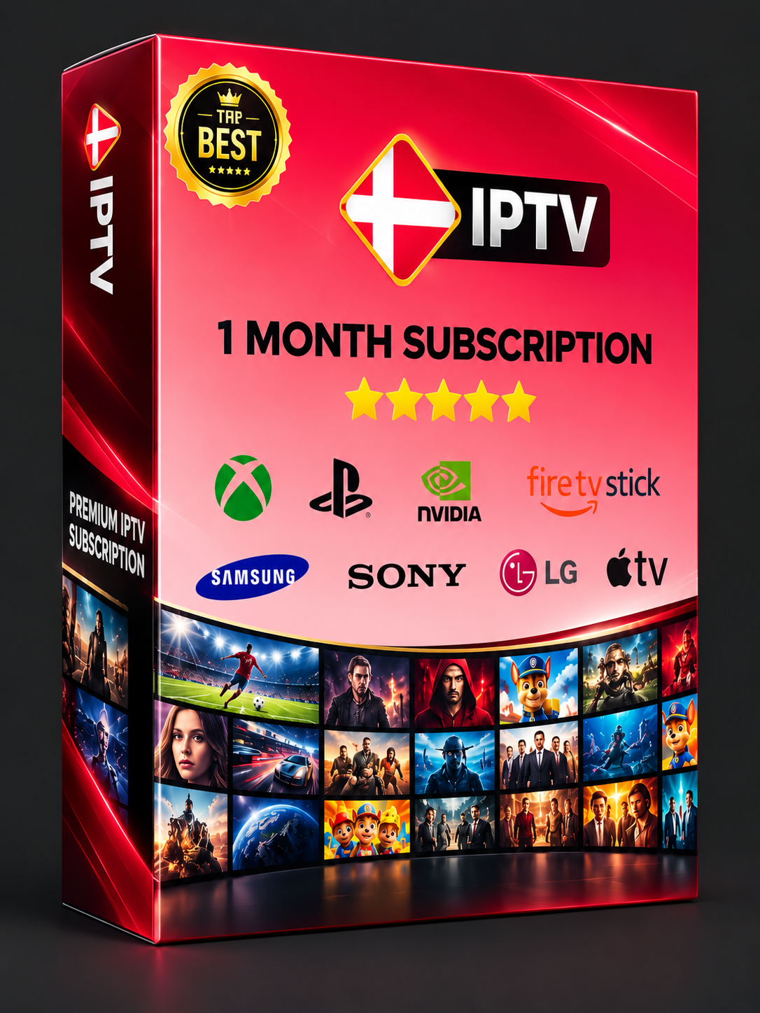 1 maaned Dansk IPTV abonnement